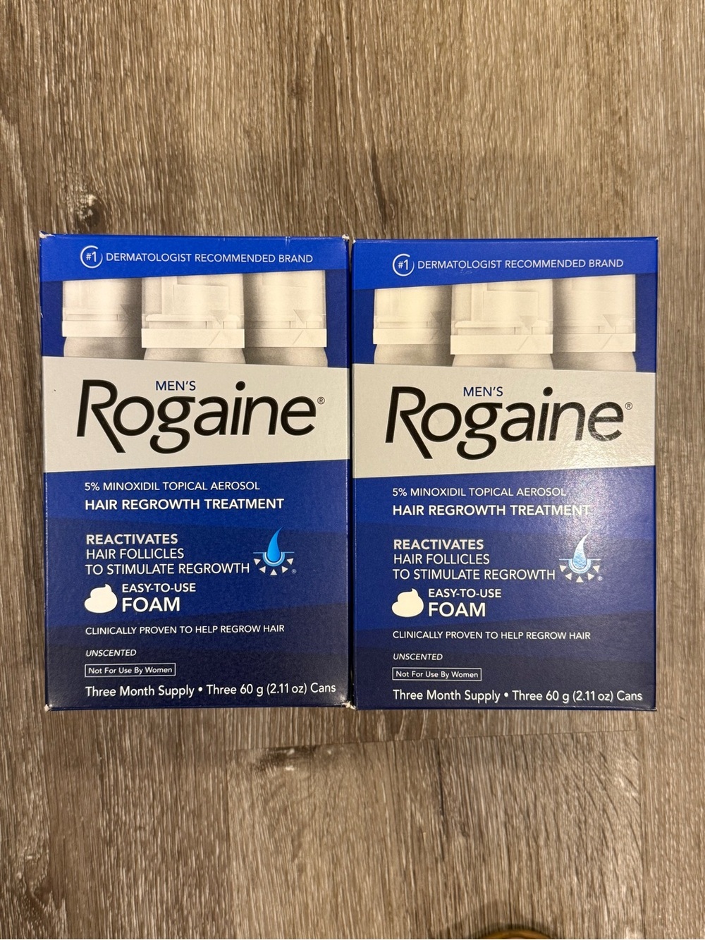 Rogaine Men's Hair Regrowth Foam - Unscented (Blue)